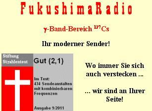 Gut, dass es die Stiftung Strahlentest gibt ...