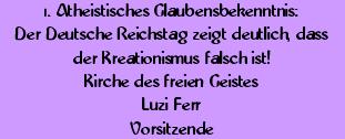 Ist ein freier Geist auch immer ein Freigeist?