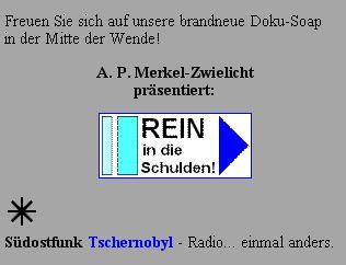 ... und Trittbrettfahrer gibt es da auch schon
