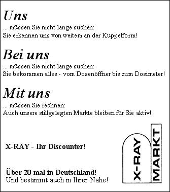 Und noch'n Discounter ...